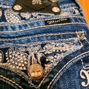 Miss Me rhinestone bootcut jeans